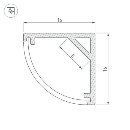 Профиль Arlight 023723