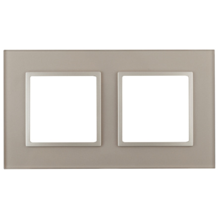 Рамка на 2 поста ЭРА Elegance 14-5102-04 Б0034491