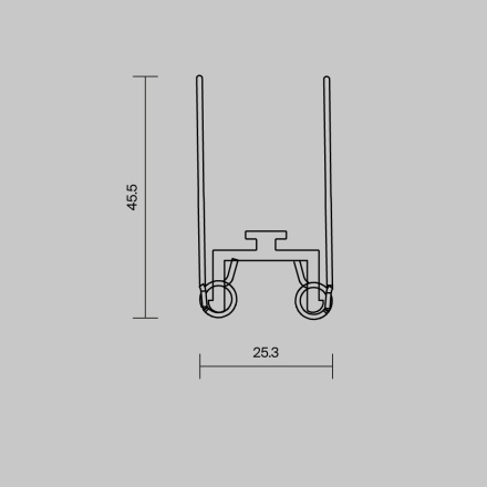 Комплект креплений для профиля 3542 4шт Maytoni Led Strip ALM-3542-MT 642055