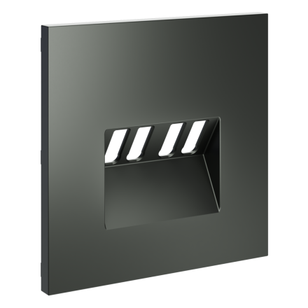 Накладка для розетки акустической 4-местной  Voltum S70 (титан) VLS001506