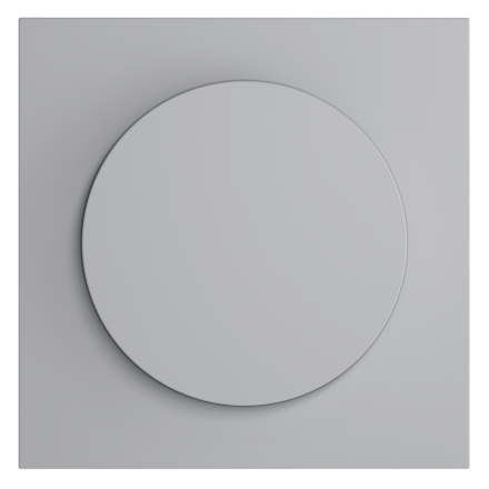 Накладка для светорегулятора поворотно-нажимного Voltum S70 (серый) VLS002016