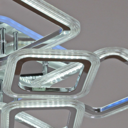 Потолочная люстра Reluce 09826-3.3-4+4C CR (RGB)