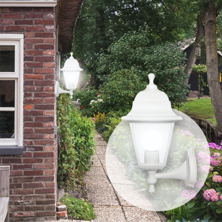 Уличный настенный светильник Apeyron Леда 11-11БЕЛ