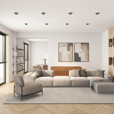 Встраиваемый светильник Denkirs Niko DK2100-BK