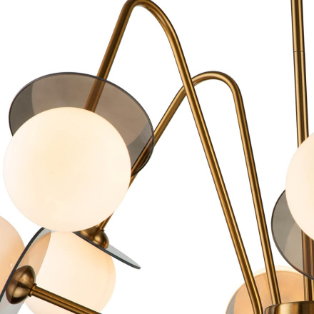 Люстра на штанге Indigo Jazz 11020/8R Brass V000166