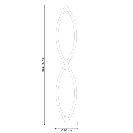Торшер Lucia Tucci Modena F172.2 LED