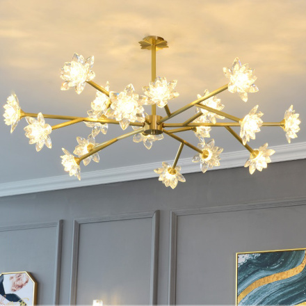 Люстра на штанге ImperiumLoft Lotos 151618-26