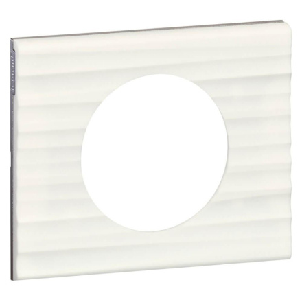 Рамка 1-постовая Legrand Celiane Corian белый рельеф 069011