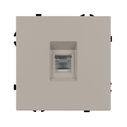 Механизм компьютерной розетки Arlight SCT-NOBE-MPC1-SFPL-CA (RJ-45, CAT6) 059438