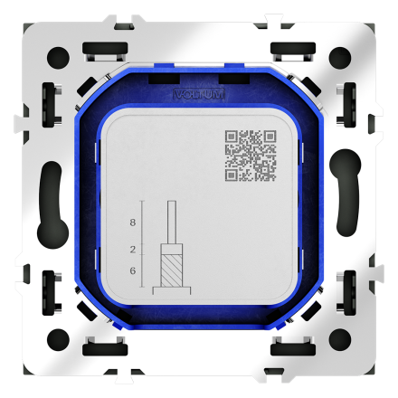 Розетка телевизионная Voltum S70 VLS060407 (графит)