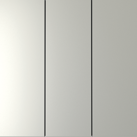 Выключатель трехклавишный Voltum S70 VLS030105 (сталь)