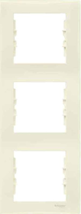 Рамка 3-постовая вертикальная Schneider Electric Sedna SDN5801347