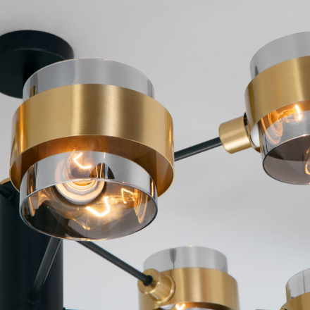 Потолочная люстра Eurosvet Arcada 70127/8 черный