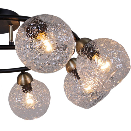 Люстра на штанге Illumico IL0296-8CSQ-79 BK AB