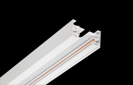 Шинопровод однофазный с питанием и заглушкой Crystal Lux CLT 0.11 CLT 0.11 01 L2000 WH