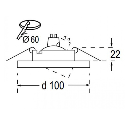 Встраиваемый светильник IMEX IL.0019.0105