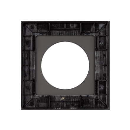 Рамка стеклянная на 1 пост Arlight FRM-GLARE-GC-1-BK 043833