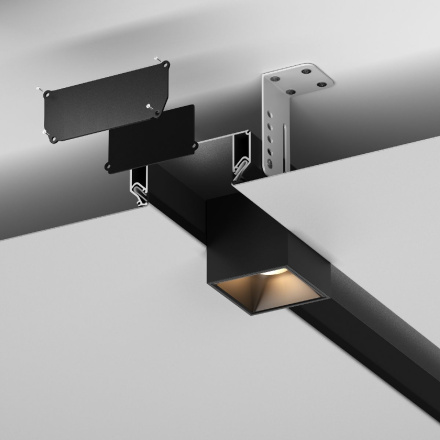 Алюминиевый профиль ниши скрытого монтажа Maytoni ALM-9940-SC-B-2M
