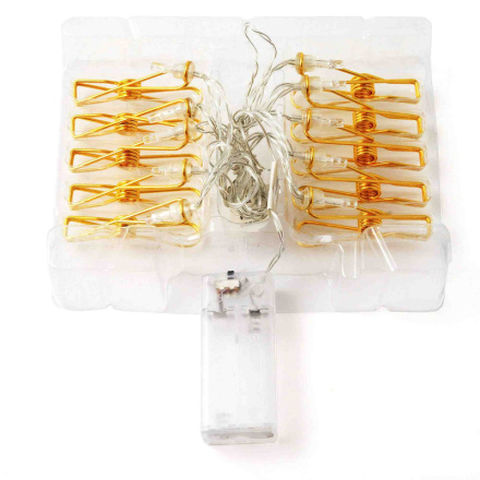 Гирлянда светодиодная Прищепка Apeyron Прищепка 15-59