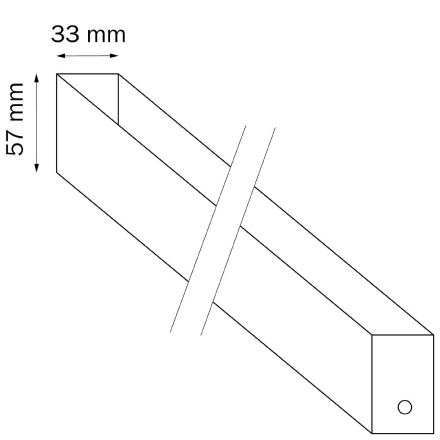 Трек двухконтактный однофазный Lightstar Barra 505017