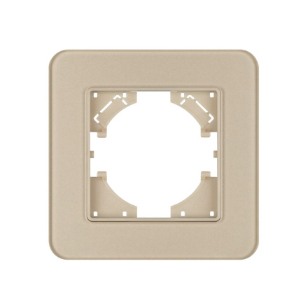 Рамка стеклянная на 1 пост Arlight FRM-OMALI-SFGS-1-GD 049679