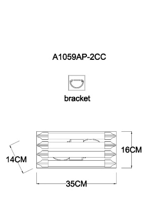 Настенный светильник Arte Lamp Caravaggio A1059AP-2CC