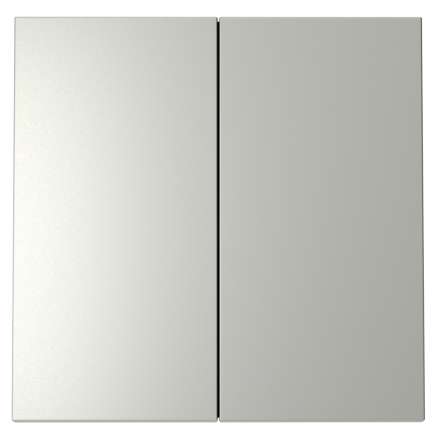 Клавиши для выключателя/переключателя двухклавишного Voltum S70 (сталь) VLS000305