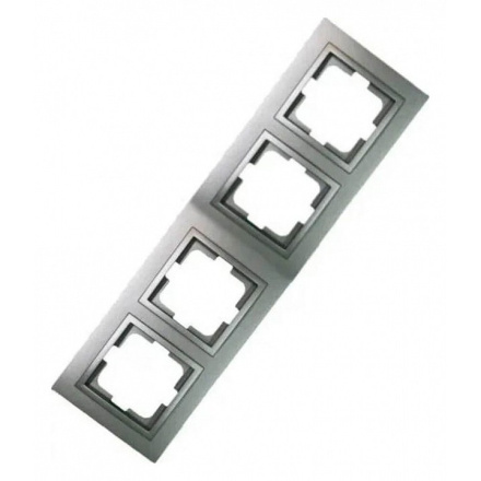 Рамка на 4 поста Mono Electric Despina антрацит 102-240000-163