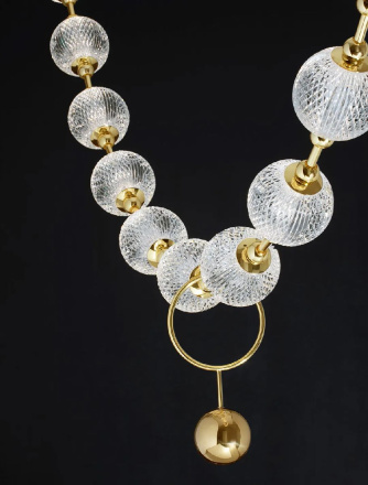 Подвесная люстра DeLight Collection Elliot Diamante MD20001012-11A gold