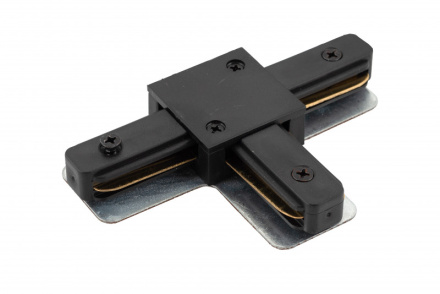 Коннектор T-образный Denkirs DK Track Black TR1103-BK