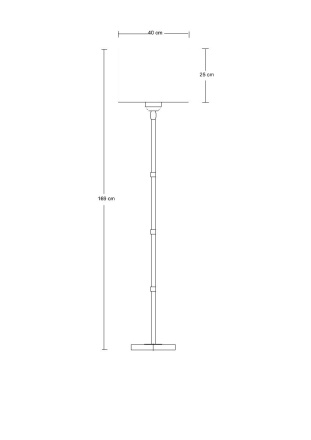 Торшер Arte Lamp Jamie A4090PN-1BK