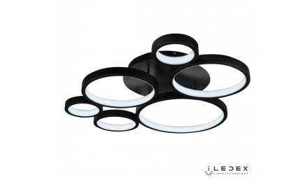 Потолочная люстра iLedex Ring Star 9004-6-X-T BK
