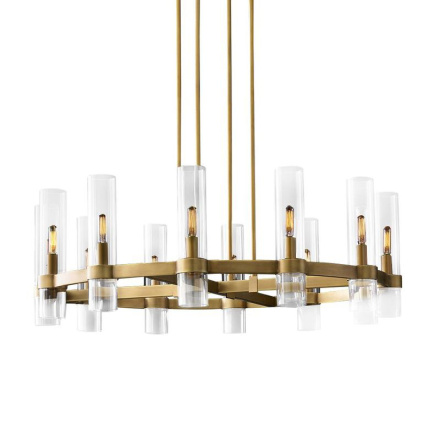 Подвесная люстра Delight Collection Ravelle MT8888-8H antique brass