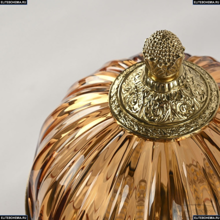 Настольная лампа Bohemia Ivele Crystal 5680L/17 G Amber/M-1H