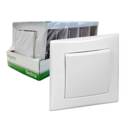 Выключатель одноклавишный Schneider Electric Sedna 10A 250V SDN0100170