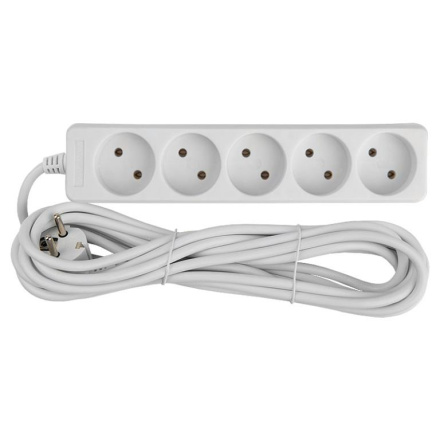 Удлинитель бытовой General GES-10-2x075-5-10m 470042