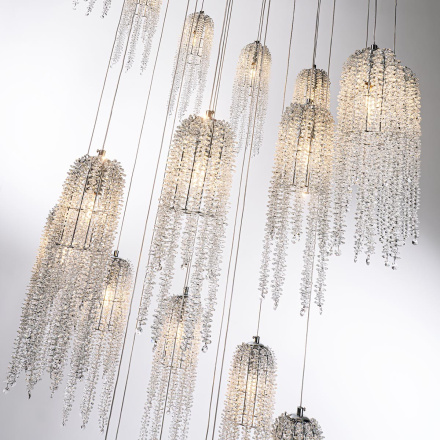 Каскадная люстра Modelux ML.6688.25 CR