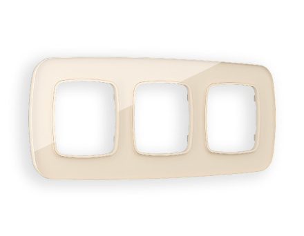 Рамка трехместная Ambrella Volt Radian OF350303