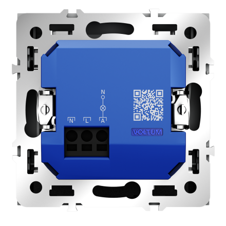 Выключатель встраиваемый Voltum S70 карточный 16А, (белый матовый) VLS010702