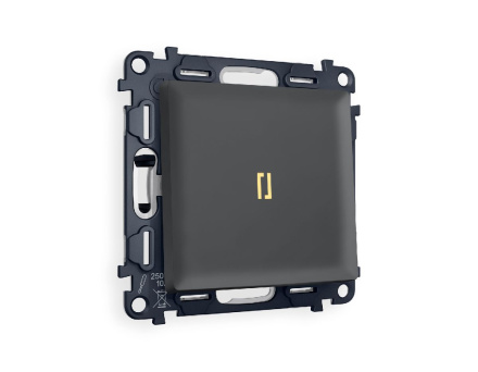 Комплект механизма 1-кл выключателя с подсветкой Ambrella Volt Alfa MA902010