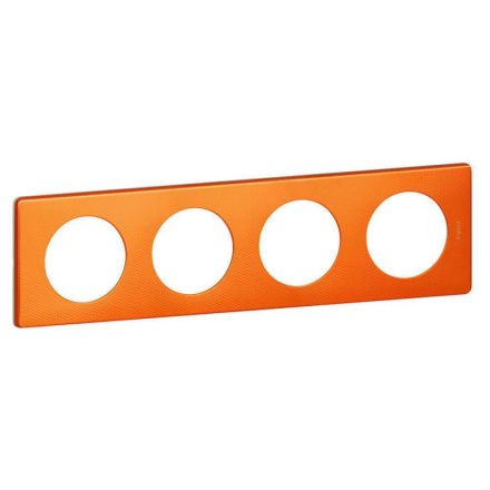 Рамка 4-постовая Legrand Celiane оранж пунктум 068764