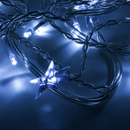 Гирлянда бахрома Eurosvet 100-002 белый 1,8*0,5м IP20