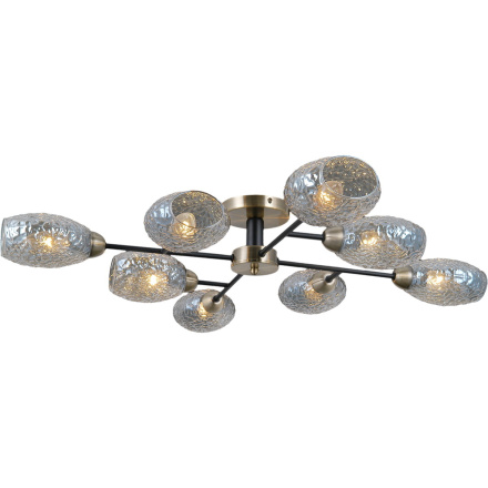 Люстра на штанге Illumico IL0285-8CSQ-79 BK AB