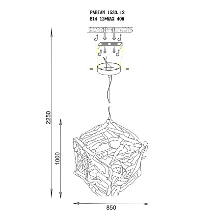 Встраиваемый светильник Gauss 939111312