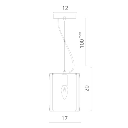 Подвесной светильник Divinare Ostin 1100/02 SP-1