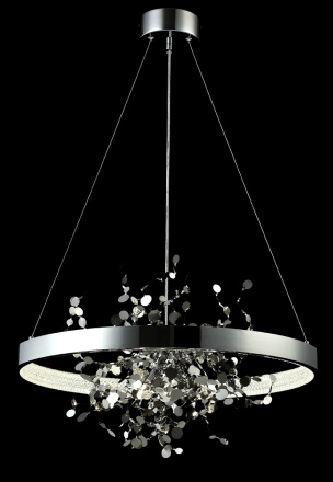 Подвесная люстра Crystal Lux GARDEN SPLED+3 D600 CHROME