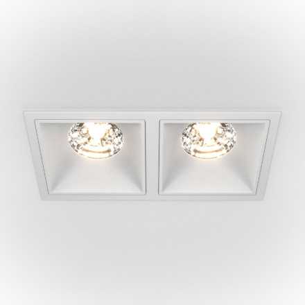 Встраиваемый светильник Maytoni Technical Alfa LED DL043-02-15W3K-SQ-W
