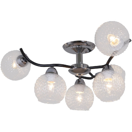 Потолочная люстра Reluce 07624-0.3-06 CR+BK