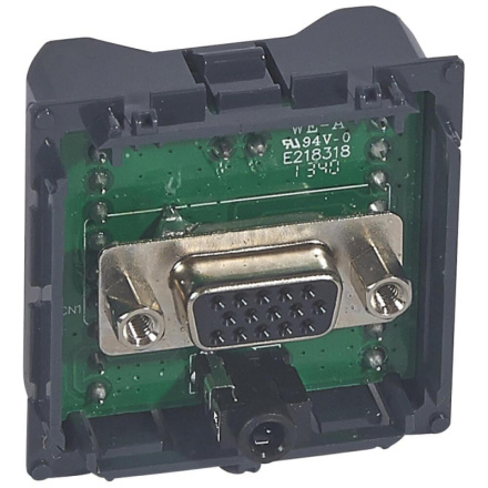 Розетка аудио/видео HD15+Jack 3.5 Legrand Celiane 067319