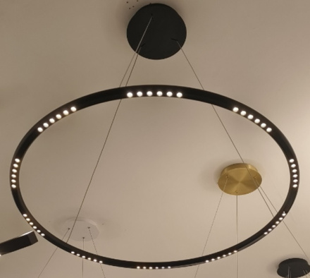 Подвесная люстра Italline IT013-6022 black 3000K